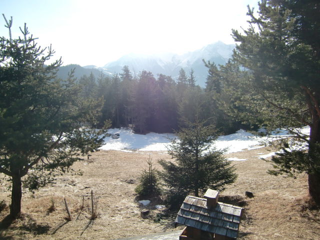 no snow! schnee schweiz terasse laax 