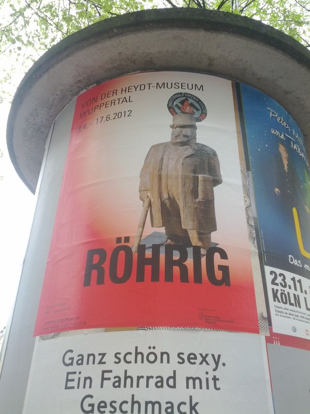 gas wasser scheisse im wandel der zeit r�hrig gas scheisse wasser ausstellung werner wuppertal plakat 