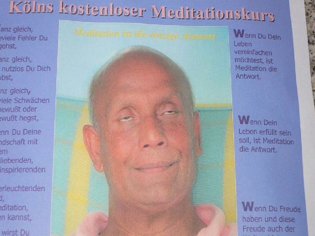 erleuchtet erleuchtung guru sekte glck werbung drogen meditation 