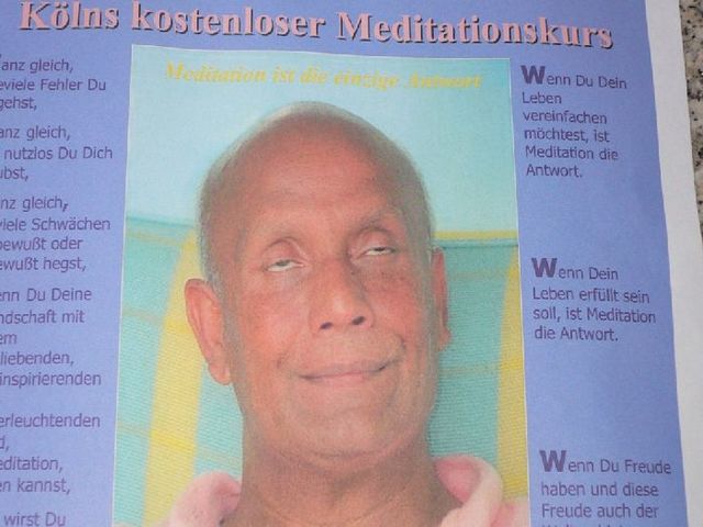 erleuchtet erleuchtung guru sekte gl�ck werbung drogen meditation 