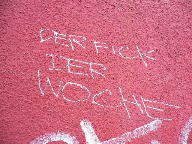 Der Fick der Woche... fick sex wand 