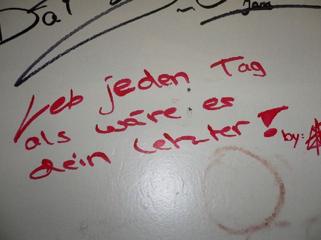 ...als w�re es dein Lehrer! klospr�che 