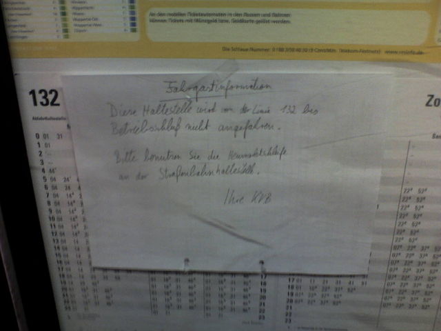 die kvb ist der antichrist haltestelle heumarkt heumarktschleife bus kvb k�ln 