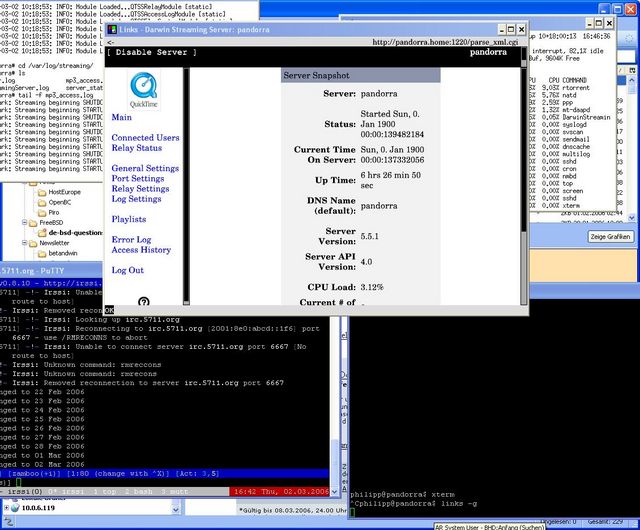 Internetglobalisierung globalisierung irc irssi thunderbird x11 xterm internet 