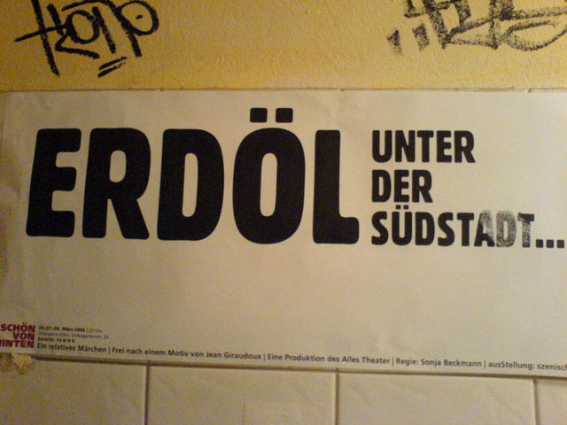 Erd�l unter der S�dstadt.... bogaloo erd�l klo s�dstadt 