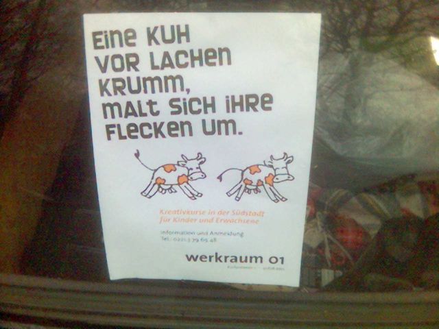 Kuh flecken malen kuh 