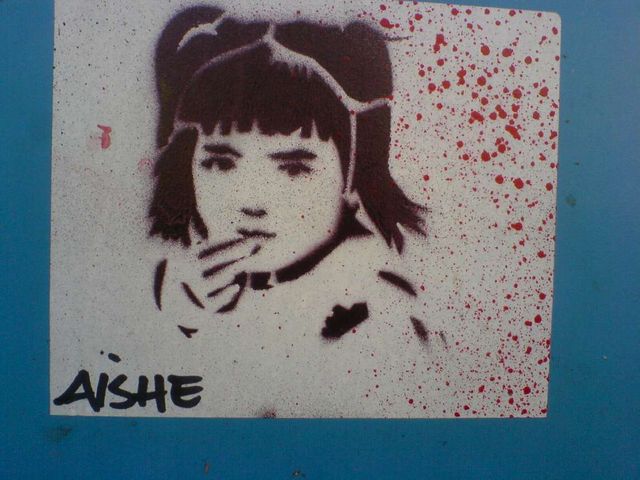 aishe streetart aishe 