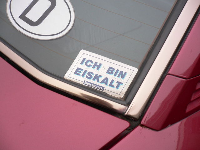 soziale k�lte? auto mercedes aufkleber kalt k�lte 