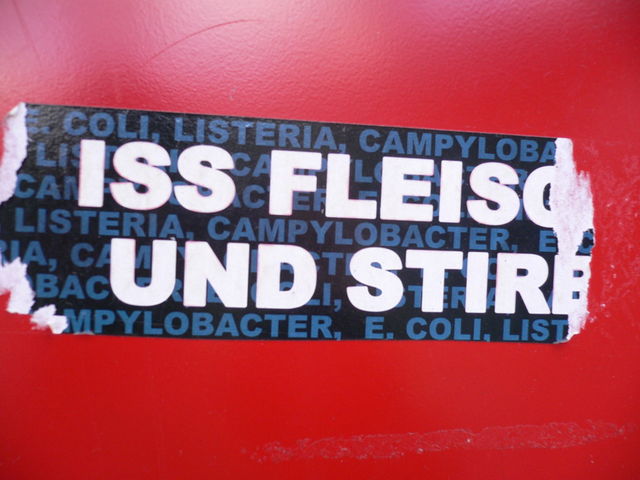 stirb langsam 2006 essen fleisch sticker tod 