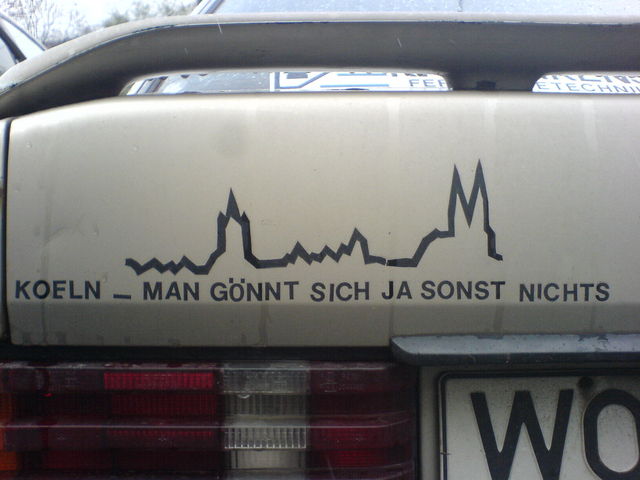 man gnnt sich ja sonst nichts bingen breakpoint koeln kln mercedes rhein sticker aufkleber 