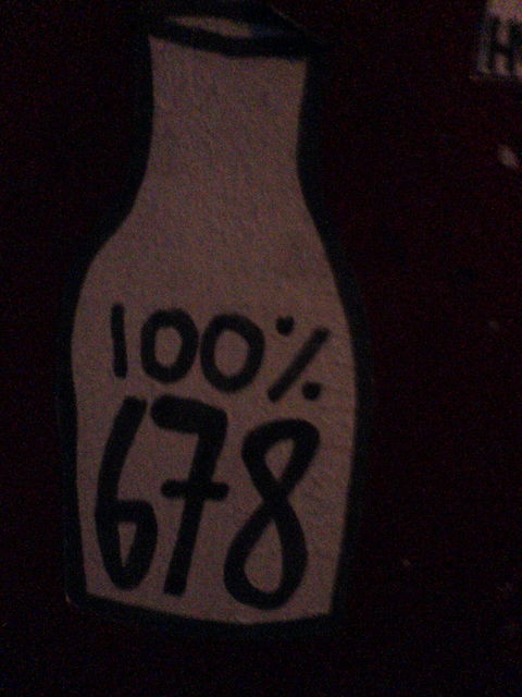 100% 678 flasche k�ln stoiber streetart s�dstadt 