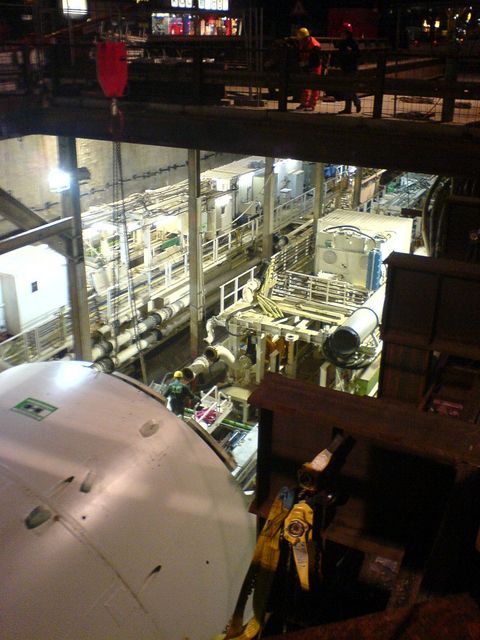 Tunnel bohrer k�ln ubahn werkzeug bonnerstrasse tunnel 