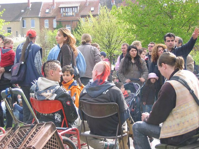 1. mai 2006 leute haare bunte 