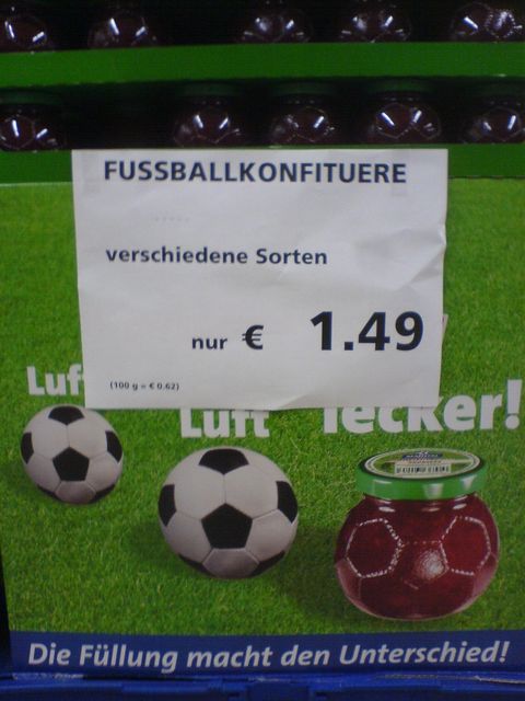 fussballkonfitre konfitre fussball wm2006 supermarkt fuball 