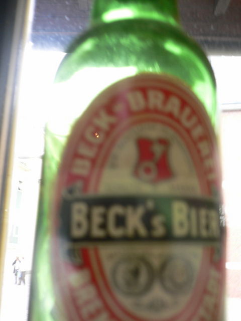 frher war alles genauso bier flasche bremen becks 