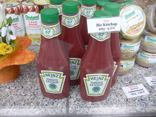 ko-heinz bio essen heinz schaufenster ketchup bremen 