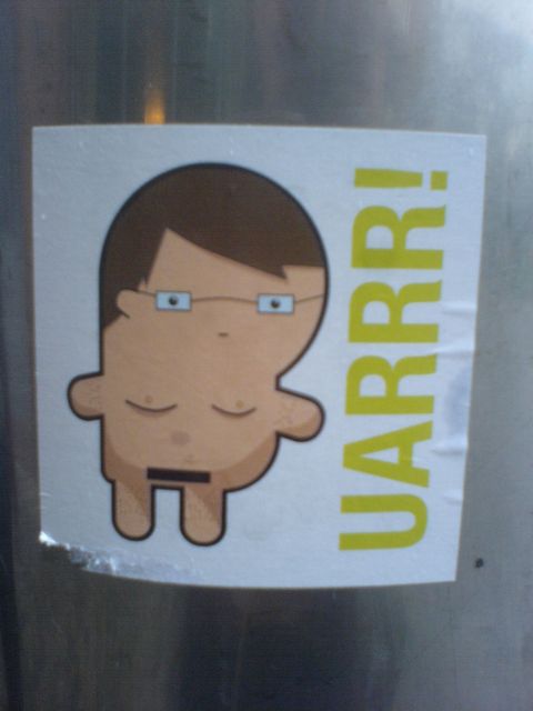 UARRR! sticker streetart bremen 
