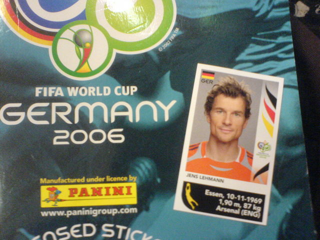 die neue nummer eins lehmann fussball wm2006 fuball panini torwart kahn 