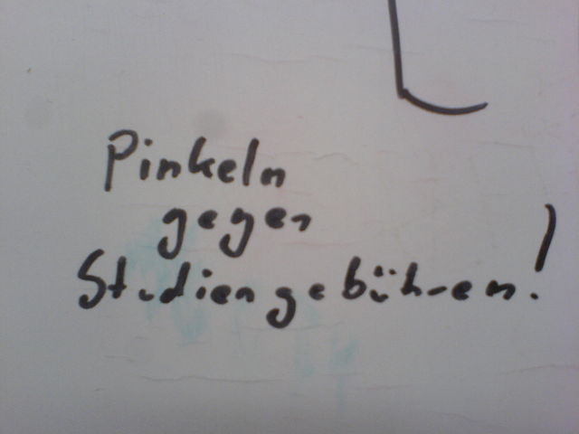 pinkeln klospr�che uni 