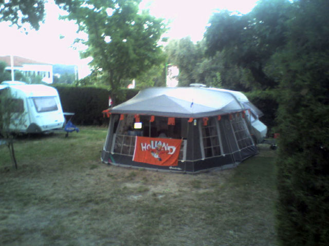 holland bunker cannes hollnder oranje camping zelt frankreich 