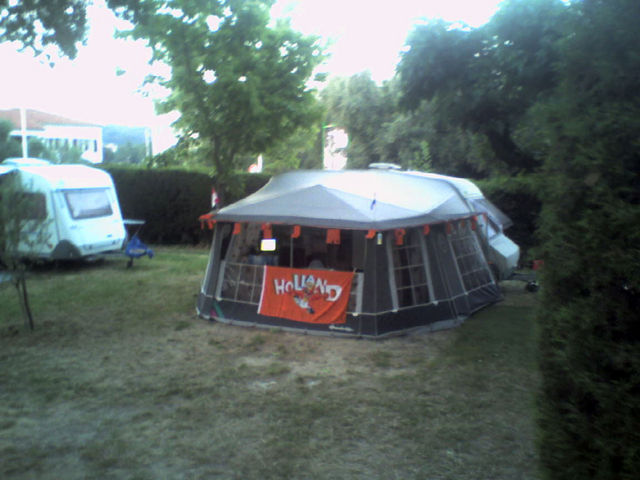 holland bunker cannes holl�nder oranje camping zelt frankreich 