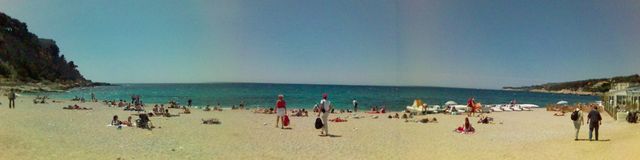 der strand von cassis meer panorama sonne strand urlaub sand frankreich cassis 