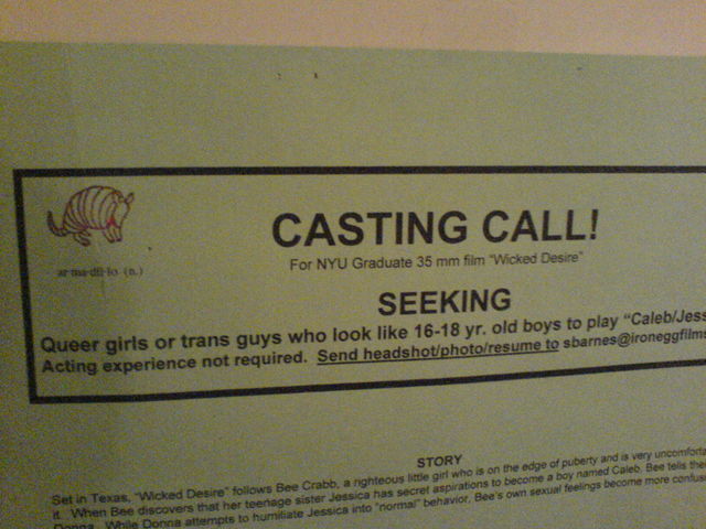 casting call call casting guys nebenjob quuer trans girls 