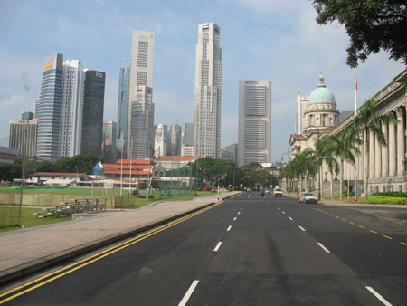 Raus aus Singapur hochhuser strae singapur 