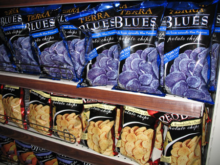 Blaue Chips blau chips gesund singapur farbstofflos 