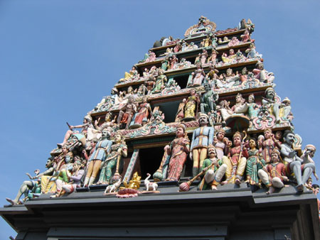 Hindutempel hindutempel shiva singapur 