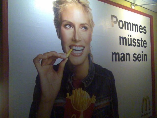 Ja heidi klum mcdonalds pommes 