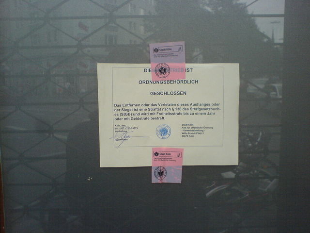 kuckuck kuckuck ordnung siegel schild spielh�lle 