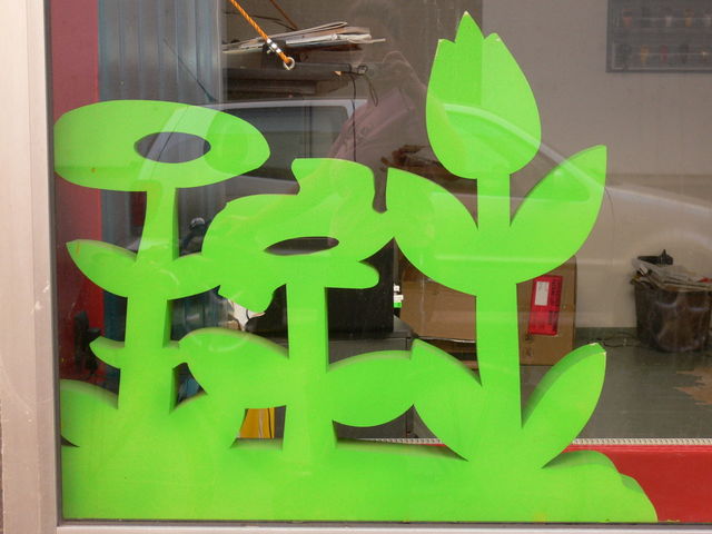 gr�n gr�n kunst schaufenster wiese 
