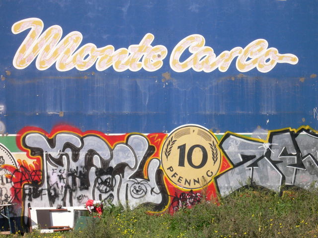 groschen casino pfennig geld grafitti sprayen groschen 