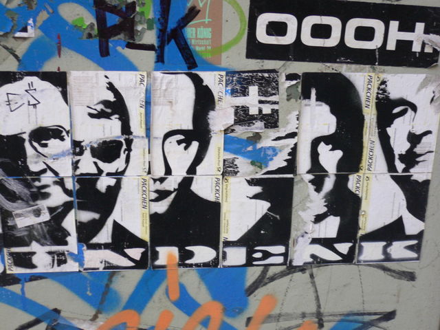 undenk II denk m�nner streetart 