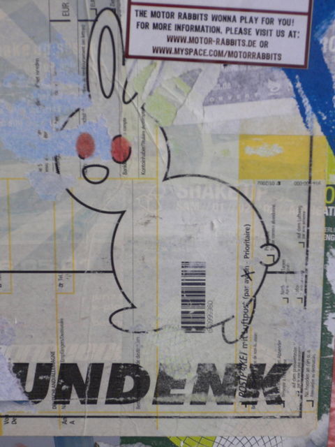 undenk I sticker hase denk rabbit 
