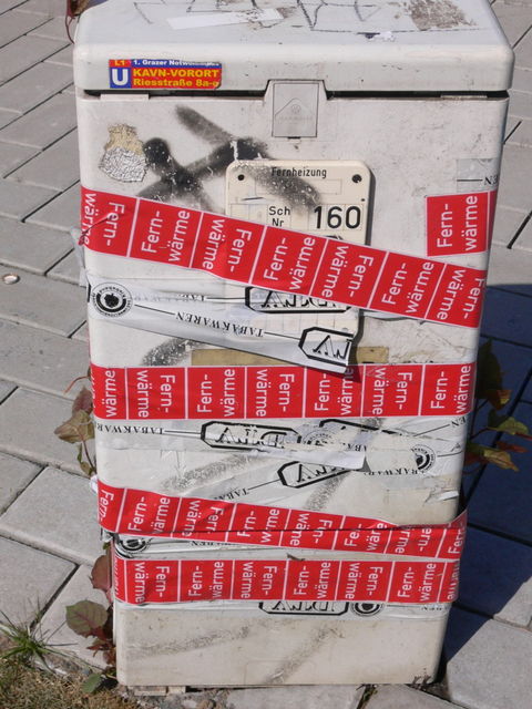 fernw�rme und tabakwaren stromkasten w�rme tabak kasten 