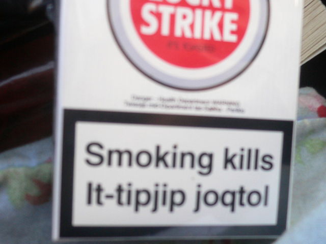 bilingual warnung zigaretten sprache malta 