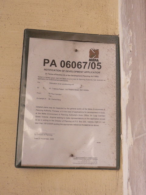 das nenn ich mal �ffentliche ausschreibung! anschlag ausschreibung �ffentlich b�rokratie malta 