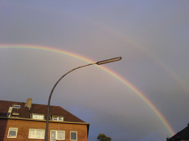 doppelter regenbogen 