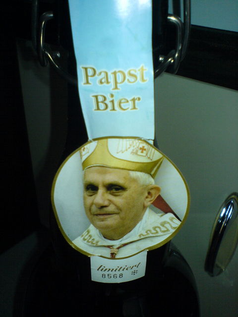 ratze dem sein bier bier papst 