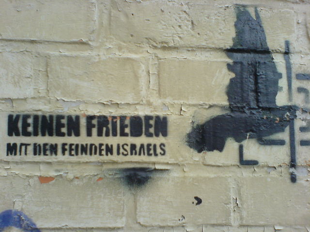 keinen frieden israel politik streetart schwerin 