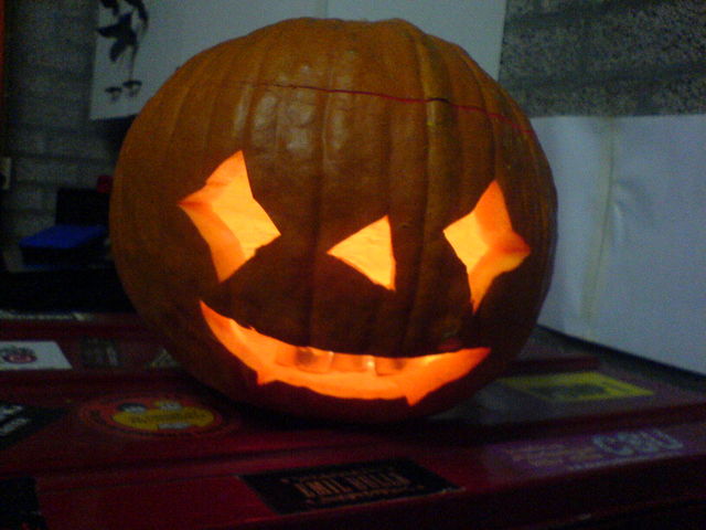 Mein Beitrag zu Halloween halloween krbiskopf pumpkin 