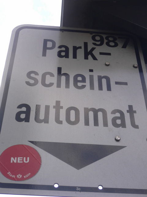 jetzt neu im sortiment k�ln parken automat stadt neu 