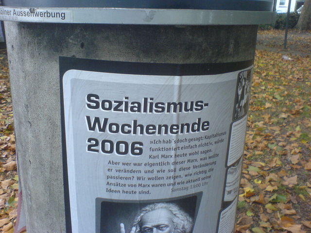Am Wochenende in die Kommune... karl marx wochenende plakat sozialismus 