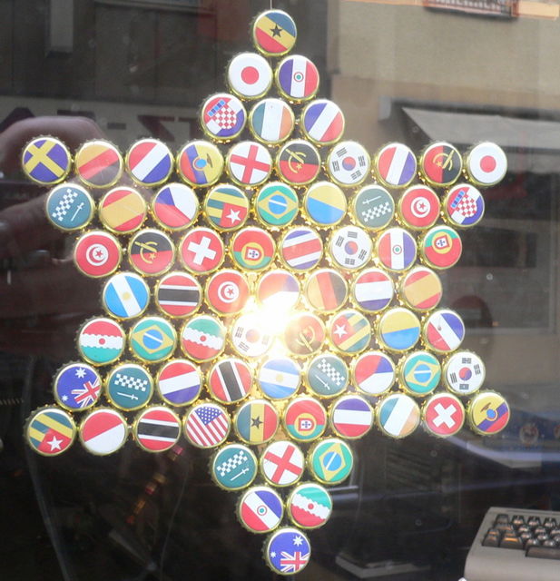 wm-star flaggen l�nder lampe kronkorken lampen 