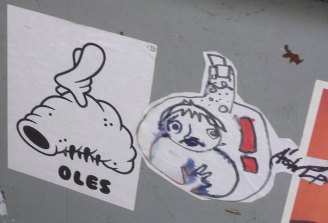 flugmade sticker streetart 