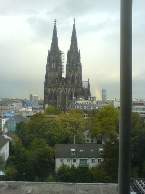 regenbogen dom kln regenbogen wetter lvr-turm 