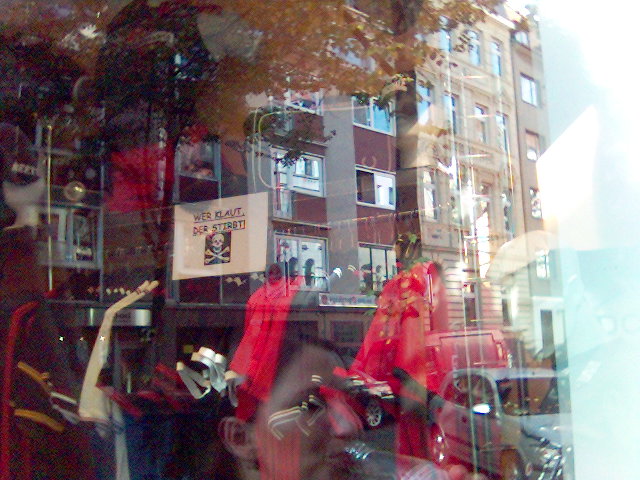 wer klaut der stirbt! klamottenladen k�ln klauen 