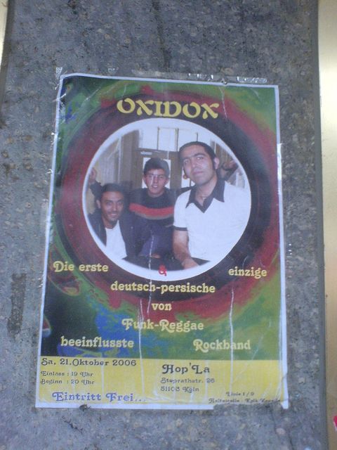 Oxidox oxidox persisch band plakat rock reggae deutsch funk einzigartig innovativ 